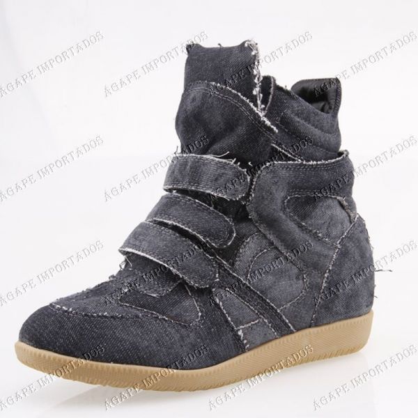 Sneaker Preto Jeans