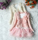 Vestido Babadinho com Casaquinho |2 peças