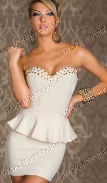 Vestido Tomara que Caia Spikes