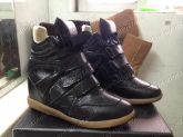 Sneaker Preto Couro