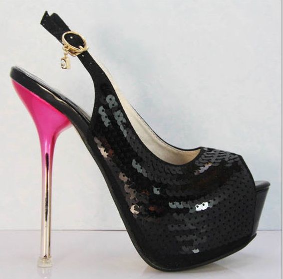 Peep Toe Heels Duo Colors