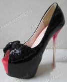 Peep Toe Charme Black